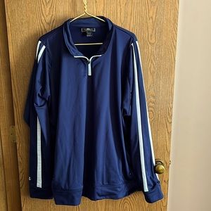 Performance fleece, pocketed, 1/4 zip pullover